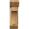 Ekena Millwork Westlake Slat Rough Sawn Bracket w/ Offset Brace, Western Red Cedar, 6"W x 16"D x 20"H BKT0604X16X20WTL06RWR - alternate 4